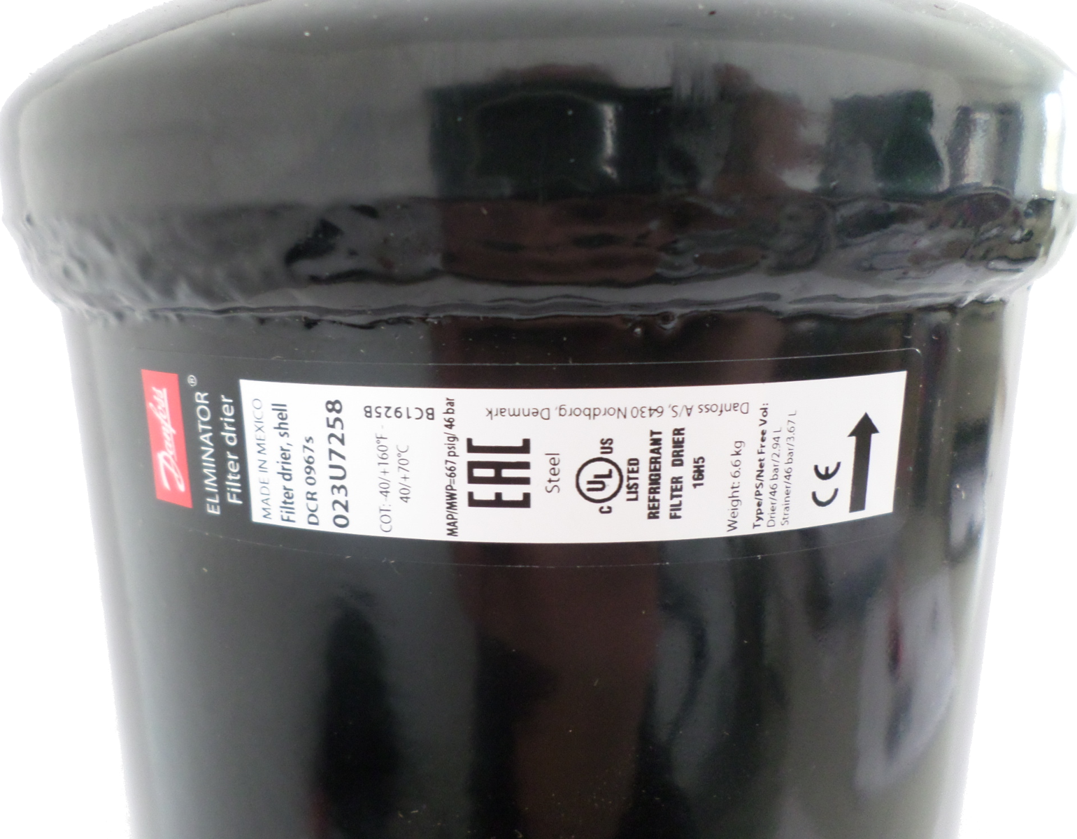 Carcaça Filtro Secador Dcr 0967 Solda Danfoss 023u7258 (7)