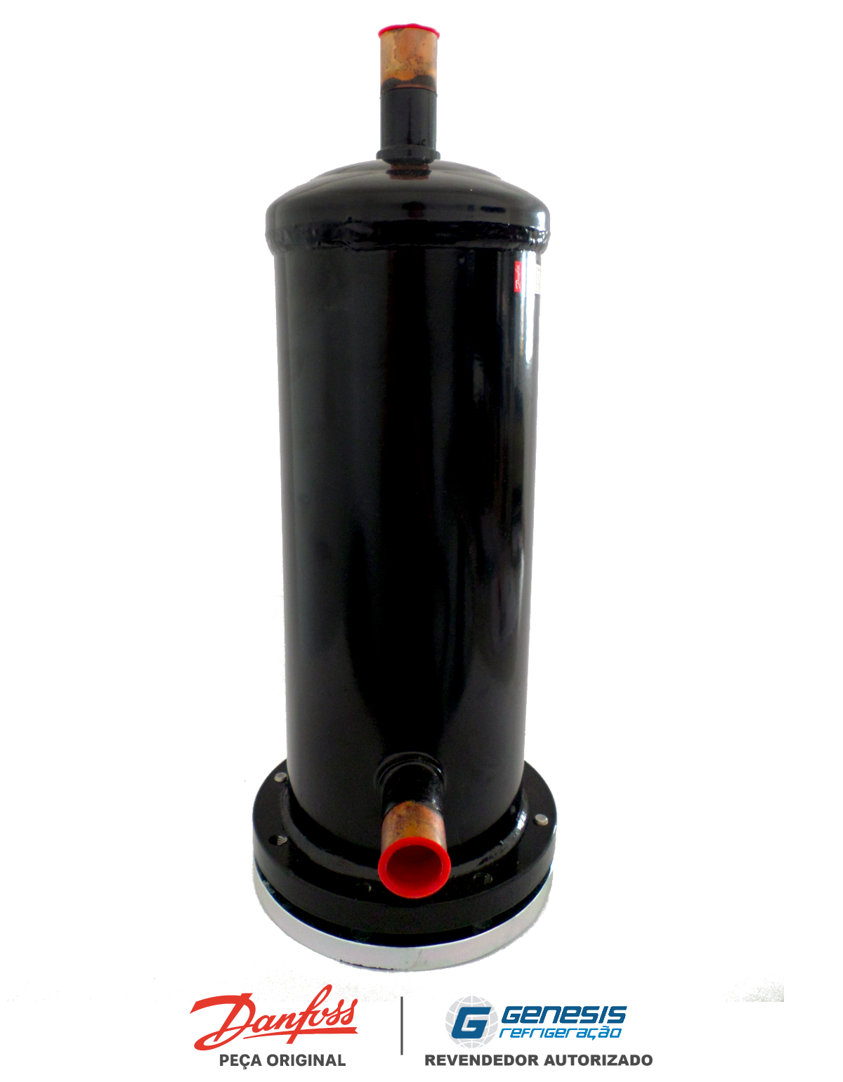 Carcaça Filtro Secador Dcr 0967 Solda Danfoss 023u7258 Frontal