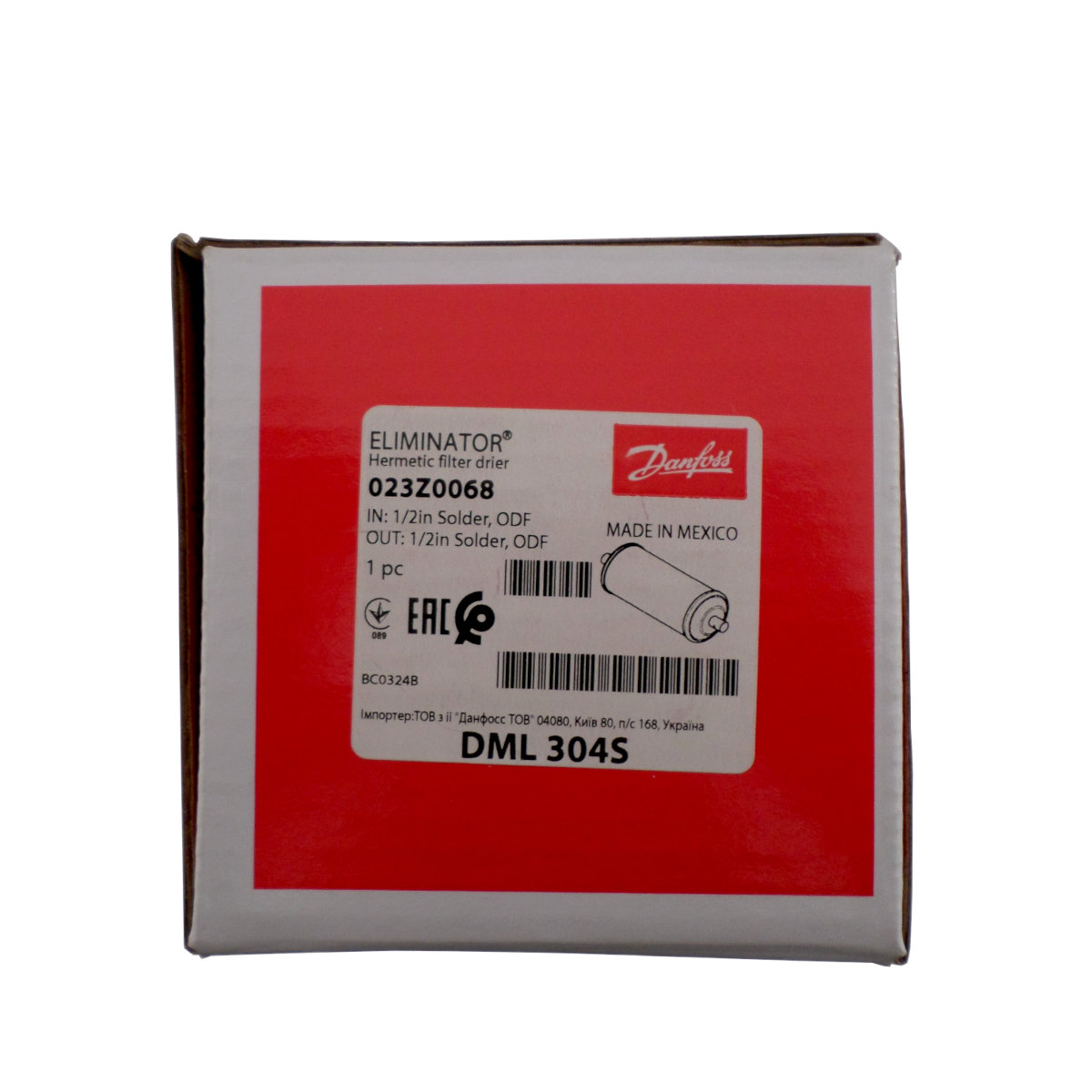 Filtro Secador Dml 304 Solda Danfoss 023z0068 (5)