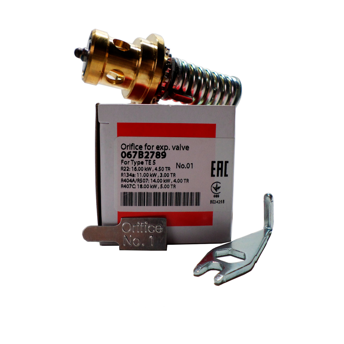 Orificio Nº 1 Para Valvula Expansao T5 Te5 Danfoss 067b2789 Capa